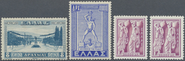 ** Griechenland: 1926/1955, U/m Assortment Of Better Issues, E.g. Michel No. 321/26, 372, 416/20, 563/7 - Brieven En Documenten