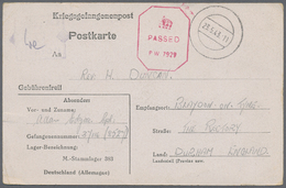 Br Grossbritannien Und Kolonien: 1915/1937, Fieldpost WWII And Later: Accumulation Of Ca. 340 Cards And - Other & Unclassified