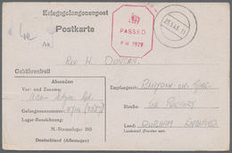 Br Grossbritannien Und Kolonien: 1915/1937, Fieldpost WWII And Later: Accumulation Of Ca. 340 Cards And - Altri & Non Classificati