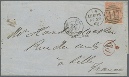 Br Großbritannien: 1838/1880 (ca.), Collection Of Apprx. 77 Covers Mainly Bearing Frankings 1d. Red And - Andere & Zonder Classificatie