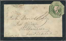 Br Großbritannien: 1850/1855 (ca.), Unusual Group With 11 Covers Addressed To Victoria/Australia All Be - Other & Unclassified