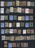 O Großbritannien: 1855/1890 (ca.), Used Accumulation Of Apprx. 150 Stamps In Varied Condition, Mainly - Other & Unclassified