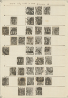 O Großbritannien: 1873, 6d. Grey, Wm Spray Of Rose (SG 125), Specialised Assortment Of 74 Stamps. - Autres & Non Classés