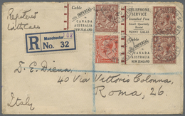 Br/GA Großbritannien: 1874/1967 (ca.), Accumulation With About 100 Covers And Used/unused Postal Stationer - Autres & Non Classés