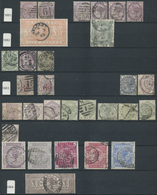 O Großbritannien: 1881/1940, Gestempelte SUPERBE Sammlung Mit Vielen Spitzen, Dabei Mi.Nr.: 66 Attest - Altri & Non Classificati