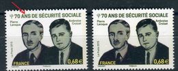 France - Variété - N°Yvert 4981 , Légende En Vert Clair + 1 Normal Vert Foncé , Neufs Luxe  - Ref V167 - Nuovi