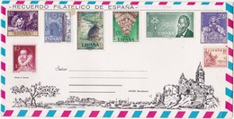 ESPAGNE / ESPANA / RECUERDO FILATELICO DE ESPANA / 8 Timbres (Stamps) - Collections