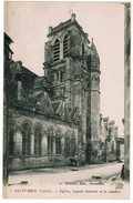 CPA Saint Bris, Yonne, L'Eglise, Façade Intérale Et Le Clocher (pk35596) - Saint Bris Le Vineux