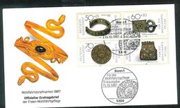 Bund 1987: Mi.-Nr. 1333 - 1336: FDC  Wohlfahrt    (F004) - 1981-1990