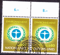 UNO Genf Geneva Geneve - Konferenz Umweltschutz Stockholm  (MiNr. 25) 1972 - Gest Used Obl - Usati