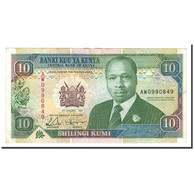 Billet, Kenya, 10 Shillings, 1992, 1992-01-02, KM:24d, SPL - Kenia