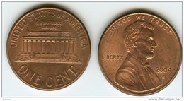 Etats-Unis USA 1 Cent 2004 D KM 201b - 1959-…: Lincoln, Memorial Reverse