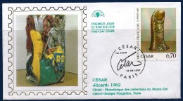 FRANCE Peinture, Beaux Arts  Yvert N° 3104 Enveloppe 1° Jour Sur Soie (FDC) 13/09/1997.CESAR - Otros & Sin Clasificación