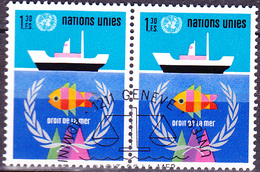 UNO Genf Geneva Geneve - Seerechtskonferenz Der UN (MiNr. 45) 1974 - Gest Used Obl - Used Stamps