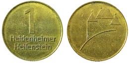 01796 GETTONE TOKEN JETON FICHA MUNICIPAL HEIDENHEIMER HELLESTEIN - Autres & Non Classés