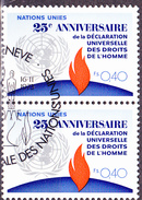 UNO Genf Geneva Geneve - 25 Jahre Erklärung Der Menschenrechte (MiNr. 35) 1977 - Gest Used Obl - Used Stamps