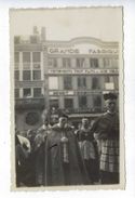 CPA Carte Photo Rouen Place De La Cathédrale Procession Religieuse Grande Fabrique Vêtements - Maromme