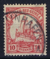 Deutsch-Neuguinea: Mi Nr 3 Cancel Berlinhafen Friedemann Type 1, - Deutsch-Neuguinea