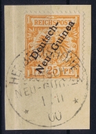 Deutsch-Neuguinea: Mi Nr 5b Dunkelorange. Cancel Herbertshohe  Friedemann Stempel 10 - German New Guinea