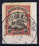 Deutsch-Neuguinea: Mi Nr 13 Cancel Herbertshohe  Friedemann Stempel 10 - Deutsch-Neuguinea