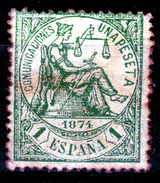 SPAIN  1874  1Peseta  MH - Unused Stamps