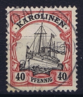 Deutsch Karolinen Mi Nr 13 Stempel TRUK  Friedemann Nr 6 Signiert Steuer - Caroline Islands