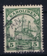 Deutsch Karolinen Mi Nr 8 Stempel ANGAUR  Friedemann Nr 1 - Colony: Caroline Islands