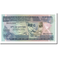 Billet, Éthiopie, 50 Birr, L.EE1969 (1991), KM:44b, SPL - Etiopia