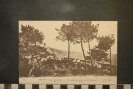 CP, 06, MENTON EN 1919 - VUE GENERALE PRISE DE LA MADONE - Menton