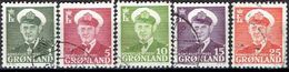 GREENLAND  # FROM 1950  STAMPWORLD 28-32 - Oblitérés