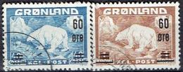 GREENLAND  # FROM 1956  STAMPWORLD 37-38 - Used Stamps