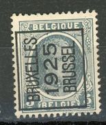BELGIQUE    BRUXELLES / BRUSSEL 1925 - N° Yvert ? (*) - Sobreimpresos 1922-26 (Alberto I)