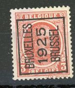 BELGIQUE    BRUXELLES / BRUSSEL 1925 - N° Yvert ? (*) - Sobreimpresos 1922-26 (Alberto I)