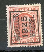 BELGIQUE    BRUXELLES / BRUSSEL 1925 - N° Yvert ? (*) - Typo Precancels 1922-26 (Albert I)
