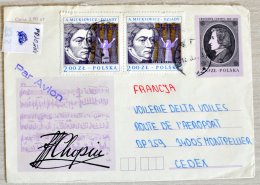 Enveloppe Pologne Pour France (Montpellier) - Other & Unclassified