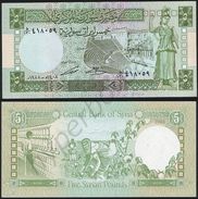 Syria P 100 D - 5 Pounds 1988 - UNC - Syrien