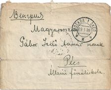 7344 Russia USSR Hungary Letter Moscow-Pécs Hungary 1926 - Brieven En Documenten