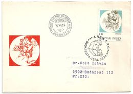 7349 Hungary FDC Celebration Health Maternity Child - Muttertag