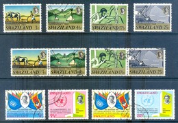 Swaziland 1968-1969. Complete Sets. SG 137/40 + 176/179. - Swasiland (...-1967)