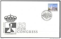 1997. Moldova, Chess, 68th Congress FIDE, Kishinev, Cover With Special Postmark, Mint/** - Echecs