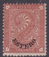 Italy-Italian Offices Abroad-General Issues- S2 1874  2c Red Brown, Mint Hinged - General Issues