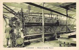 CPA 59 CAUDRY METIER A BRODER SAURER 1951 - Caudry