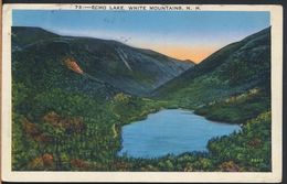 °°° 8246 - NH - ECHO LAKE WHITE MOUNTAINS - With Stamps °°° - White Mountains