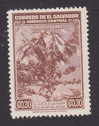 El Salvador, Scott #C76, Mint Hinged, Coffee Tree In Bloom, Issued 1940 - El Salvador