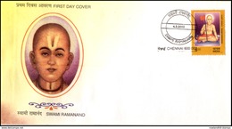 India, 2002, FDC, Swami Ramanand, Hinduism, Social & Religious Reformer, Uddhav Sampraday - Founder, Spiritual, Religion - Induismo