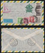 Brazil Brasil 1954 Registered Airmail Cover ESPERANTO Cinderella To Austria Esperanto Museum Vienna - Storia Postale