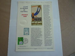 FRANCE COLLECTION HISTORIQUE DU MONDE DE FOOTBALL 1998 - Blokken & Postzegelboekjes