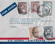 ARGENTINA 1939 - Letter Buenos Aires Via Aerea Air France To SUIZA - Brieven En Documenten