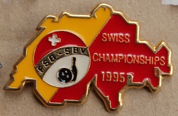 SWISS CHAMPIONSHIPS 1995 - CHAMPIONNAT SUISSE DE BOWLING 1995 - FEDERATION - FSB - SBV - BOULE - QUILLE -   (ROUGE) - Bowling