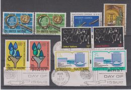 NATIONS UNIS - NEW YORK - 269/270 + 273/276 + 278/281 Obli Cote 12,20 Euros Depart A 10% - Used Stamps